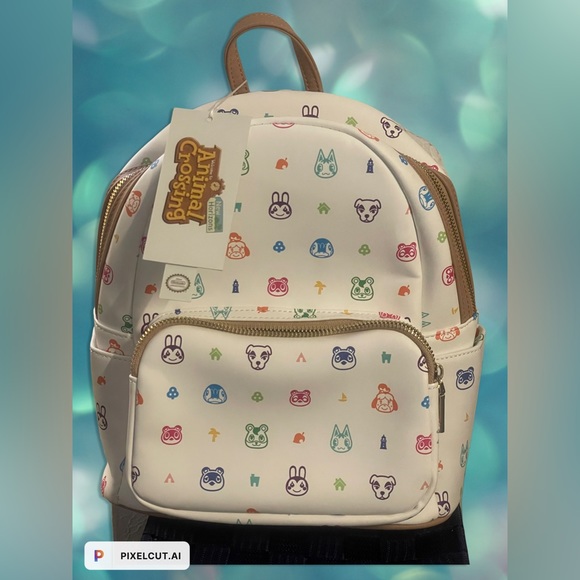 controller gear nintendo animal crossing faux leather mini backpack Amazon.com: New Horizons Able Sister Floral Mini-Backpack : Clothing, Shoes & Jewelry Controller Gear Nintendo Animal Crossing